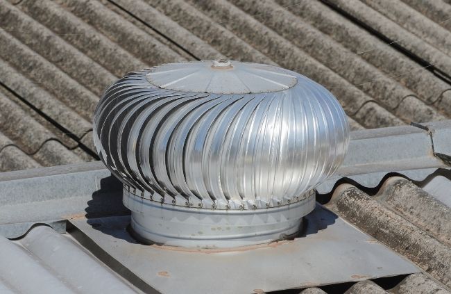 Roofing Guys Perth fitted whirlybird on an older tile roof to enhance ventilation and protect against heat and humidity.